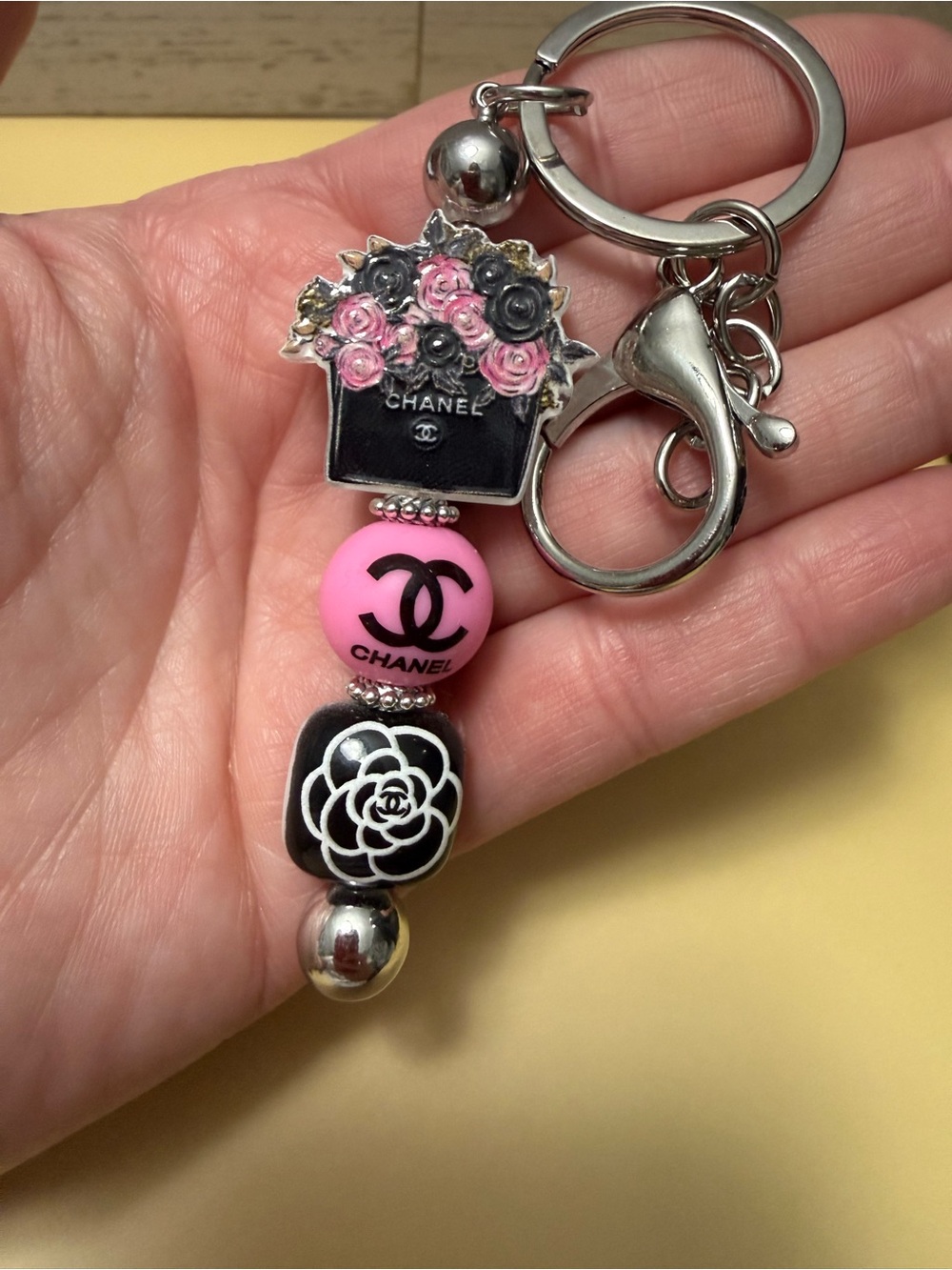 New Beaded Fashion Purse Charm/Keychain